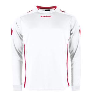 Stanno 411003K Drive Match Shirt LS Kids - White-Red - 152