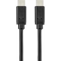 Renkforce USB-kabel USB 2.0 USB-C stekker 1.00 m Zwart Met anti-microbacterieel oppervlak RF-4716840 - thumbnail