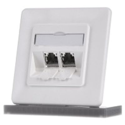 TN E-DATmod-2UP-rws  - RJ45 8(8) Data outlet 6A (IEC) white TN E-DATmod-2UP-rws