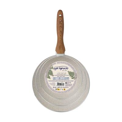 Pannenset San Ignacio Crème Aluminium Ø 16 x 3,5 cm Ø 20 x 4,5 cm Ø 24 x 4,5 cm 3 Onderdelen