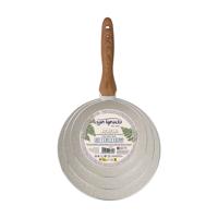 Pannenset San Ignacio Crème Aluminium Ø 16 x 3,5 cm Ø 20 x 4,5 cm Ø 24 x 4,5 cm 3 Onderdelen