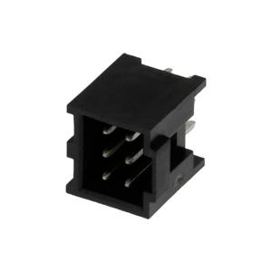 Molex 901301106 Male header, inbouw (standaard) Totaal aantal polen: 6 Rastermaat: 2.54 mm Inhoud: 1 stuk(s) Tray