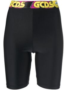 GCDS legging court à taille haute - Noir