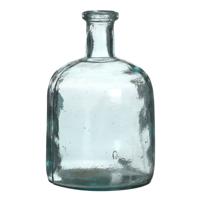 Bloemenvaas Camille - helder transparant - gerecycled glas - D15 x H25 cm - Fles vazen