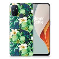 OnePlus Nord N100 | TPU Case | Orchidee Groen