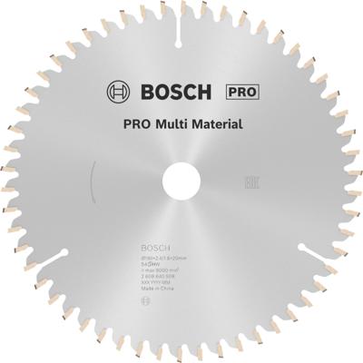 Bosch Accessoires Cirkelzaagblad Multi Material 190 x 20/16 x 2,4 mm, 54 1st - 2608640508