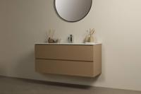 Badezimmermöbel Beige Nevado 120 cm mit Keramikwaschbecken