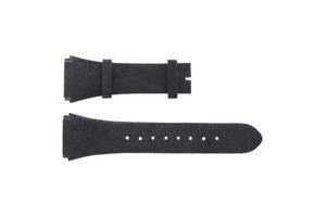 Breil horlogeband BW0384 Leder Zwart 25mm