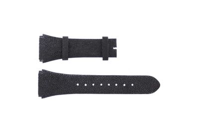 Breil horlogeband BW0384 Leder Zwart 25mm