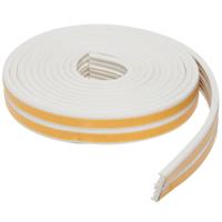 Zelfklevende tochtstrip - wit - 6 m / 1 cm - huis isolatie - Tochtstrips / tochtstroken voor ramen