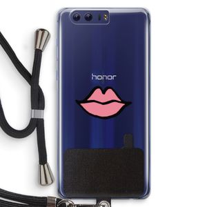 Kusje: Honor 9 Transparant Hoesje met koord