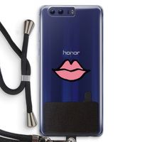 Kusje: Honor 9 Transparant Hoesje met koord