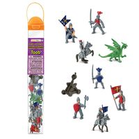 Plastic ridders en draken speelfiguren   - - thumbnail