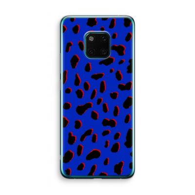 Blue Leopard: Huawei Mate 20 Pro Transparant Hoesje