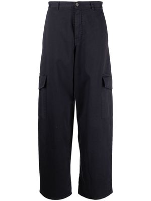 Missoni pantalon cargo à taille haute - Bleu