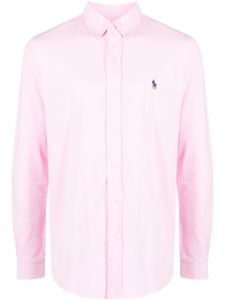 Polo Ralph Lauren chemise à logo brodé - Rose