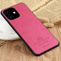PINWUYO PIN Rui serie klassiek leer PC + TPU + PU leer waterdicht en anti-Fall all-inclusive beschermende shell voor iPhone XIR 2019 (rood)