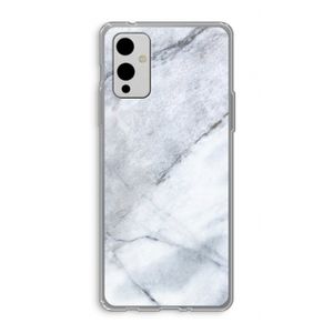 Witte marmer: OnePlus 9 Transparant Hoesje