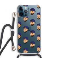 Drake Away: iPhone 12 Pro Transparant Hoesje met koord