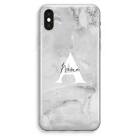 Ivory Marble: iPhone XS Max Transparant Hoesje Ivory Marble: iPhone XS Max Transparant Hoesje