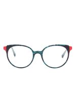 Etnia Barcelona lunettes de vue à monture ronde - Bleu