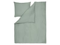 LIVARNO Satijnen dekbedovertrek 140 x 200 cm (Groen)