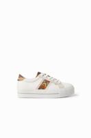 Etnische sneakers met dikke zool - WHITE - 40