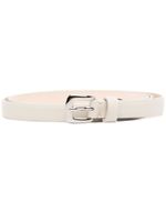 Maison Margiela ceinture à boucle polie 15 mm - Blanc
