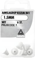 Aanslagdop kozijn bv1 1.5mm wit - Deltafix