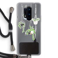 Hang In There: OnePlus 8 Pro Transparant Hoesje met koord
