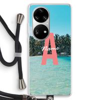 Pacific Dream: Huawei P50 Pro Transparant Hoesje met koord Pacific Dream: Huawei P50 Pro Transparant Hoesje met koord