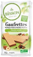 Bisson Wafels choco hazelnoot bio