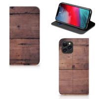 Apple iPhone 11 Pro Book Wallet Case Old Wood - thumbnail