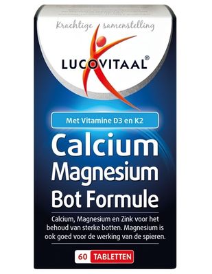 Calcium Magnesium Bot Formule 60 tabletten - Lucovitaal
