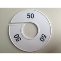 Maatring 11 cm wit/zwart 50