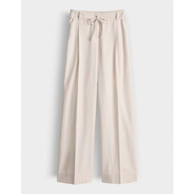 Opus - Wit | unisex | Broek | Wit | 42 | regular | Kamst mode