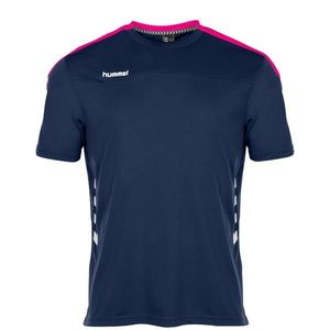 Hummel 160003 Valencia T-shirt - Navy-Magenta - L