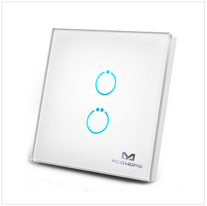 MCO Home Glass Touch Switch 2 Button