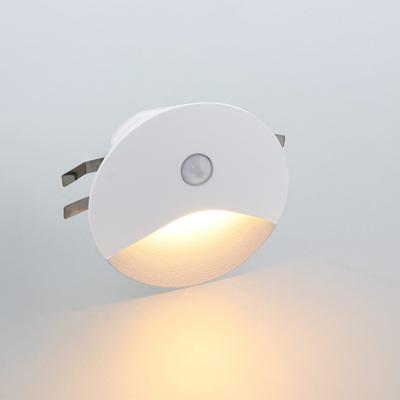Vince LED IP65 wand-trapverlichting 3Watt WIT rond PIR sensor Vince LED IP65 wand-trapverlichting 3Watt WIT rond PIR sensor