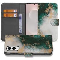 Bookcase voor Samsung Galaxy S25 Edge Marmer Groen Bookcase voor Samsung Galaxy S25 Edge Marmer Groen