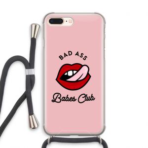 Badass Babes Club: iPhone 8 Plus Transparant Hoesje met koord