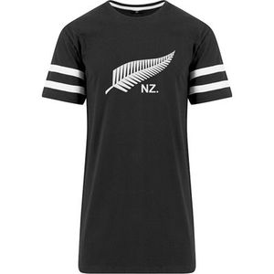 Rugby Vintage - Nieuw Zeeland Stripe T-Shirt - Zwart