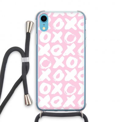 XOXO: iPhone XR Transparant Hoesje met koord