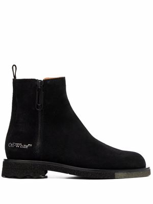 Off-White bottines chelsea à semelle contrastante - Noir