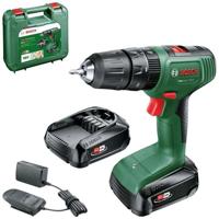 Bosch EasyImpact 18V40 klopboormachine + (2x2,0Ah accu) + AL18V-20 lader in draagtas