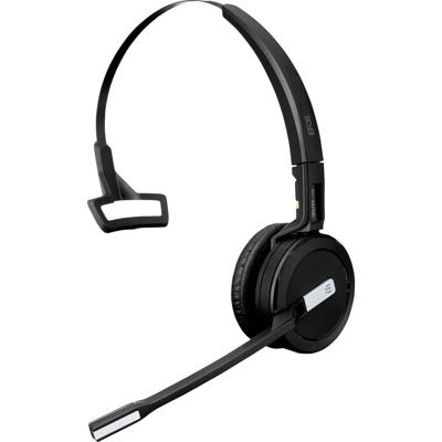 EPOS IMPACT SDW 5015 On Ear headset Telefoon Draadloos, DECT Mono Zwart Noise Cancelling, Ruisonderdrukking (microfoon)