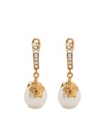 Versace boucle d'oreille ornée de cristaux Versace boucle d'oreille ornée de cristaux