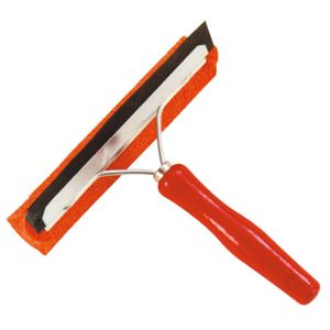 Carpoint raamtrekker 14,5 cm rubber/hout rood/oranje