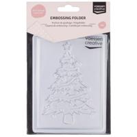 Vaessen Creative • embossing folder kerstboom figuren