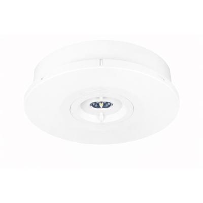 LED Noodverlichting - Pragmi Ponto XL - Opbouw - 3 Watt - 270 Lumen - Helder/Koud Wit 6500K - Zelfdiagnose 1 uur - IP65 - Wit - Kunststof